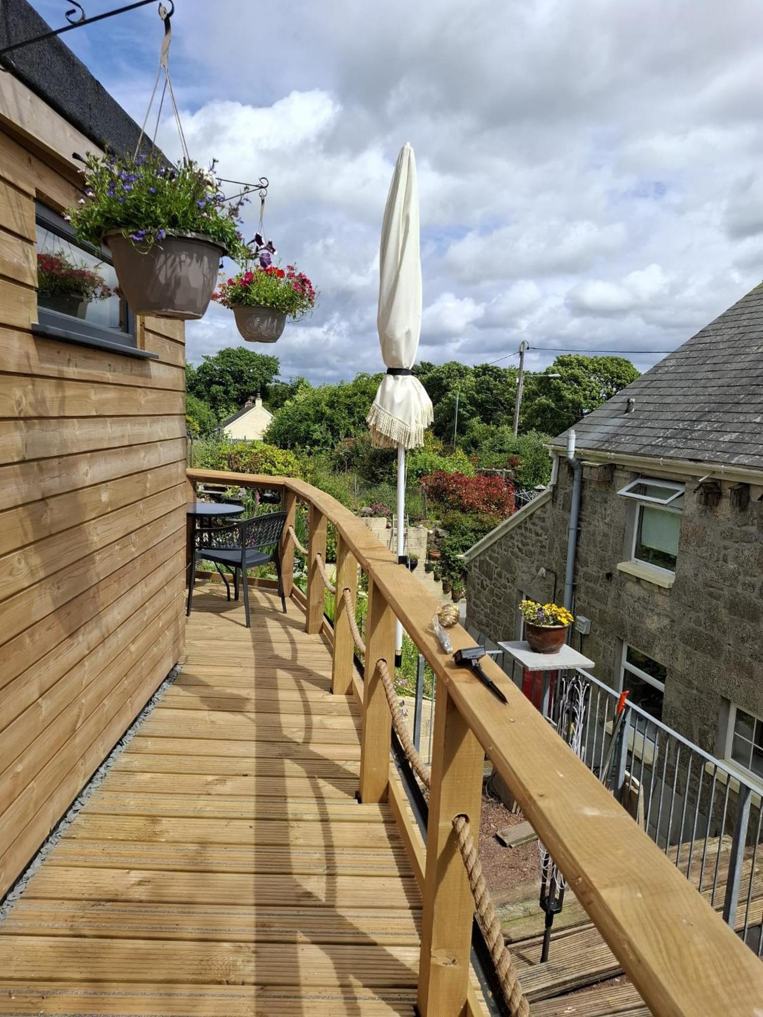 Cosy Cornish Cabin St Austell Extérieur photo