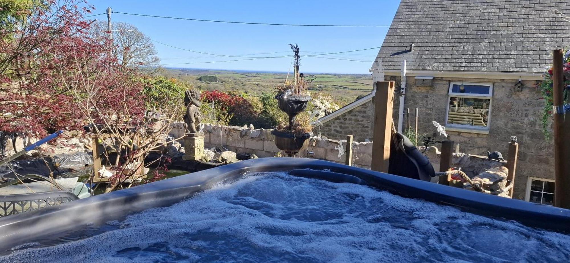 Cosy Cornish Cabin St Austell Extérieur photo